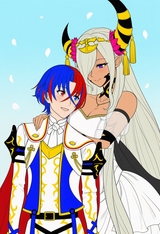 zelestia (fire emblem), alear (male) (fire emblem), wedding dress, wedding s-2919706300