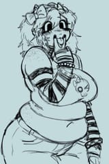 chubby freckles scene girl