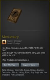 Mercenary Badge