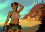 Lara Sweaty by OptionalTypo