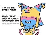 yatta gives you candy