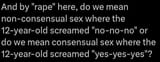Rape consent