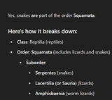 snakes