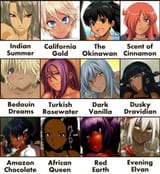 dark skin