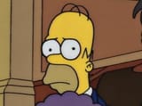 Worried Homer