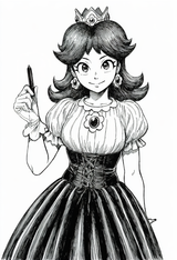 1girl, solo, traditional media, masterpiece, best quality, absurdres, highres, b s-3359071256