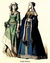 German_noblewomen_dress_fashion_first_half_of_the_fifteenth_century