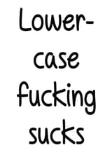 Lowercase