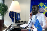 eurochad takes the call