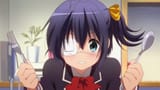 rikka preparing to eat