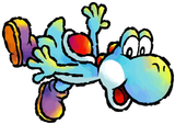 Cyan_Yoshi_Artwork_1_-_Yoshi&#039;s_Island_DS