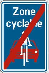 fin de zone cyclable