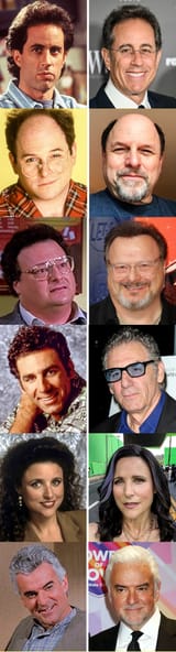 Seinfeld before and after