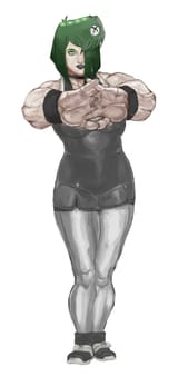 X-tan_pose