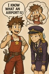 andy and nell&#039;s airport shenanigans