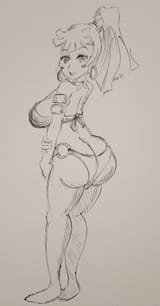 mega_man_series___beach_girl_anetta_