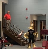 The Emperor of Mankind faces his traitorous son, Horus Lupercal as he stands above the corpse of Sanguinius on the bridge of the Vengeful Spirit (M31)