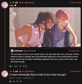 Screenshot 2025-06-05 ✨🦐 ebi 🦐✨ (@ebihimes) (i mean technically they&#039;re both bi but close enough) XCancel