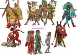 Mossa Aztec Soldier Collage