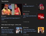 Rumors that Hulk Hogan is on his deathbed