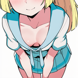 1girl, lillie (pokemon), parororo, kamidan, wagashi (dagashiya), breast focus, h s-1639572649