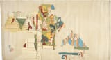 Adela_Breton_-_Tracing_of_a_wall_painting_from_Casa_de_Monjas_Chichen_Itza_Mexico_Depicts_vault_-_(MeisterDrucke-967761)