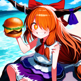 00494_{artist_kokaki-mumose}, close-up, 1girl, touhou, {{ibuki suika}}, long hair, ora s-15550158