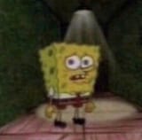 concerned spongebob