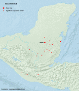 Maya cities timeline