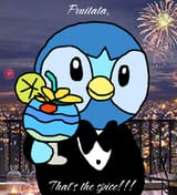 Edit - Piplup with Vacation Juice