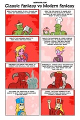 classic vs modern fantasy