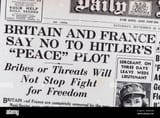 britain-and-france-say-no-to-hitlers-peace-plot-headline-and-article-daily-mail-replica