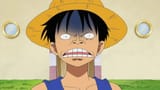disgusted luffy