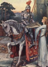 sirlancelotandelaine_knightinshiningarmor
