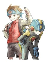 __megaman_exe_and_lan_hikari_mega_man_and_1_more_drawn_by_jam_jam_odoro__363f8af4715b4dffcc91b532d52cbb47
