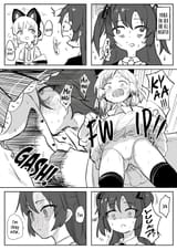 Momoi and a tired yuuka