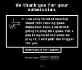 undertale is for faggots