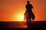 riding off into the sunset