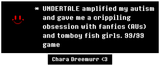 Chara Dreemurr _3_memory
