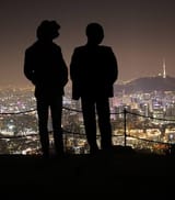 feels above the neon city
