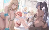 __asuna_toki_karin_neru_and_akane_blue_archive_drawn_by_bannou_ippoutsukou__sample-02431ad14739908e8ccbd3850c557a11