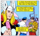 thor chilling with a creamsicle