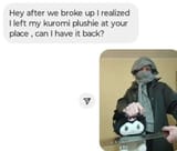 kuromi plushie