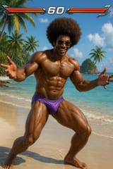 20250801_1521_Tiger Jackson Beach Battle_simple_compose_01k1jwhcwwfzgt4z4d9dhwsh0v