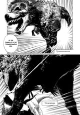 012 T-rex with feather