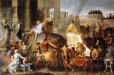 Triumphal_Entry_of_Alexander_the_Great_into_Babylon_Charles_Le_Bru_painting_art_4018x2661
