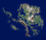 antarctica map no ice