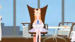 Tea Party Trinity Nagisa Mika Seia Fight gun sword katana_thumb.jpg