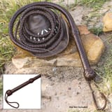 8-foot-handcrafted-dark-brown-leather-bull-whip-western-display