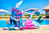 Quick Glaceon dress thing figure
